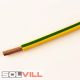 Mkh vezeték H07V-K 2,5 mm2 Zöld-sárga