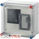 Fogyasztásmérő szekrény 1V 3 fáz. HB3000, Basic 3fm 450X300X146mm Hensel