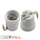 Foglalat E27 porcelán rögzítő füllel KANLUX