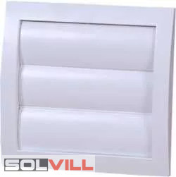 Ventilátor szellőzőrács hálóval zsalus 100X100mm Kanlux