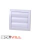 Ventilátor szellőzőrács hálóval zsalus 120X120mm Kanlux