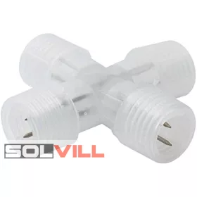 LED fénykábel X-alak