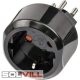 Utazóadapter svájc/magyar 10A/250V CH villa EU alj MV