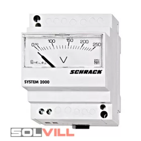 Sorbaépíthető analóg feszültségmérő, 250VAC, 4KE