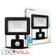 Led Reflektor X-Series mozgásérzékelős 10W 4000K Modee
