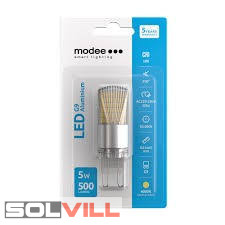 Led izzó G9 Aluminium 4w/5W 4000K (500 lumen) Modee