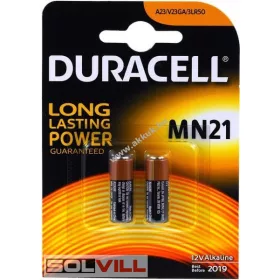Elem A23 (MN21) 12V 2db/cs (riasztóelem) Duracell