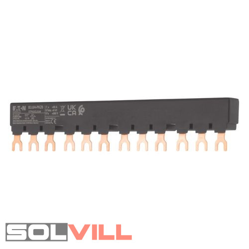 Motorvédő kapcsoló soroló sín, 4 modul, 180mm, 63A, B3.0/4-PKZ0, EATON MOELLER