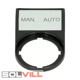   M22 Felirati címketartó 30x50mm MAN-AUTO, M22S-ST-GB11, EATON MOELLER