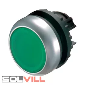 M22 Nyomógomb lapos zöld EATON MOELLER