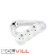 Elosztó 3-as 5m 3x1,5mm2 új
