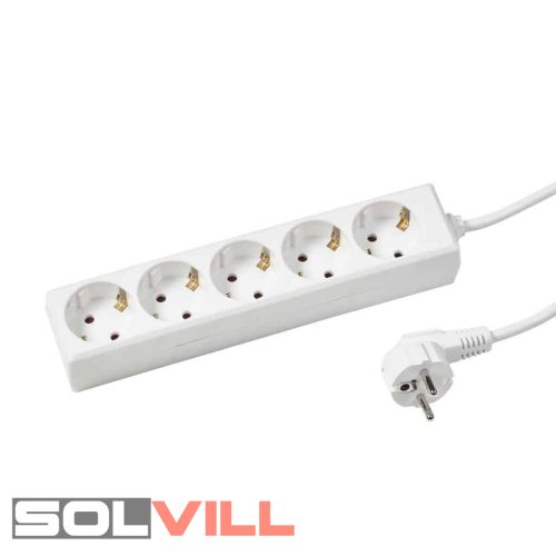 Elosztó 5-ös 1,5m 3x1,5mm2 Technik (Modee)