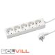 Elosztó 5-ös 1,5m 3x1,5mm2 Technik (Modee)