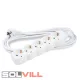 Elosztó 5-ös 5m 3x1,5mm2 új