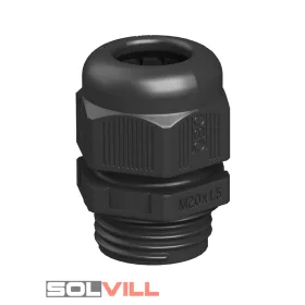 Tömszelence M20x1,5 (anya nélkül) fekete IP55 OBO