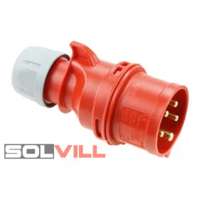   Ipari csatlakozó dugó 16A 5P lengő 3P+N+F 400V IP44 ((PCE))