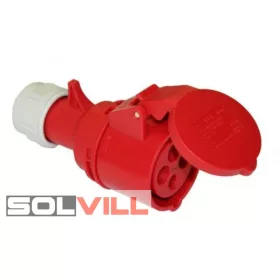 Ipari csatlakozó aljzat 32A 4P lengő 3P+F 400V ((PCE))