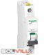Kismegszakító 1P C 10A 230V AC/DC 15kA/60947 Acti9 iC60H Schneider