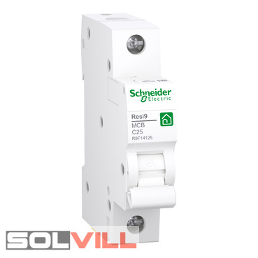 Kismegszakító 1P C 25A 4.5kA, Resi9 / Easy9  Schneider