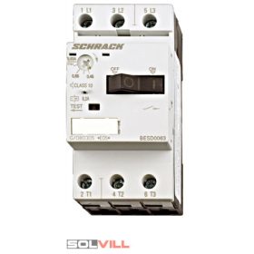 Motorvédő kapcsoló 5,5-8,00A S00 nagyság, 3 pólusú