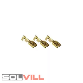   Saru csúszósaru hüvely szigeteletlen rögzítőcsapos 2,5mm2 x 6,3mm x 0,8mm (TRACON)