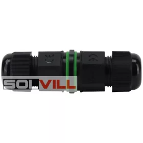   Tömszelencés kábeltoldó 0.5-1.5 mm2, IP68, PA6.6, 3P, 450VAC, 16A Tracon