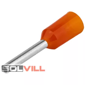 Érvéghüvely 0,5mm2 12mm/6mm szig.n.sárga Tracon