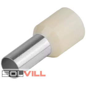 Érvéghüvely 10mm2 27,5mm/18mm szig.vaj Tracon