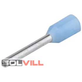 Érvéghüvely 0,25mm2 10,4mm/6mm szig.világoskék Tracon