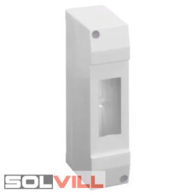 Falon kívüli elosztódoboz, ajtó nélkül 1modul Tracon