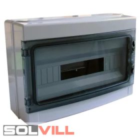 Lakáselosztó doboz FK 12/1 modul ajtóval IP65 Tracon