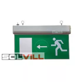   Vészvilágító kijáratjelző LED 3h, 2,4V, 900mAh Ni-Cd, 240lm, 4W Tracon