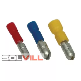   Saru csúszósaru szigetelt hengeres csatlakozó dugó 2,5mm2