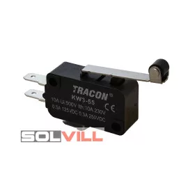 Kapcsoló mikrokapcsoló görgős IP00 4,8x0,5mm Tracon