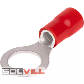 Saru szemes szigetelt 10mm2 x 10mm piros (Tracon)