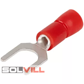 Saru villás szig. 1,5mm2 7,2X4,3mm piros Tracon