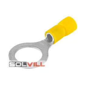 Saru szemes szigetelt 6mm2 x 8mm sárga (Tracon)