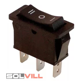   Kapcsoló készülékkapcsoló háromállású 1P fekete 16A I-0-II felirat