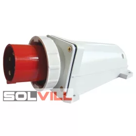   Ipari csatlakozó dugó 63A 4P felületre szerelhető 3P+F 400V IP67