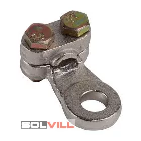 Csavarozható réz öntvénysaru, 2 csavarral