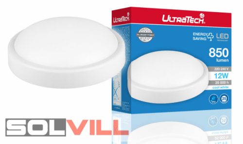 LED hajólámpa kerek 11W 950lm 4000K IP54 Ultratech