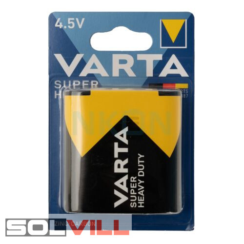 Elem 3R12 4,5V Lapos superlife varta