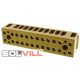 Sorkapocs rúd bakelit 4mm2 10A