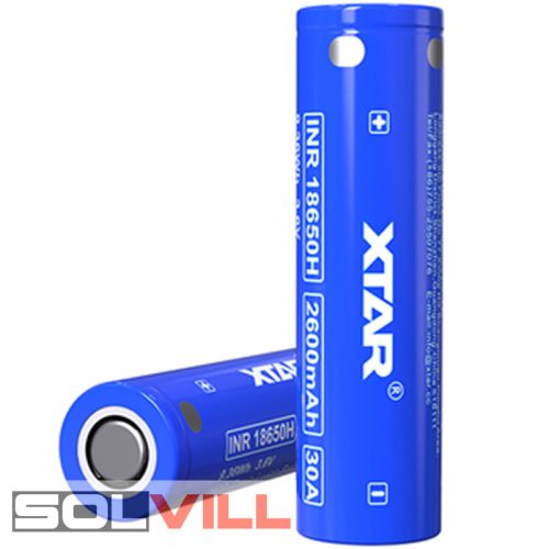 Akkumulátor 18650 2600mAh XTAR