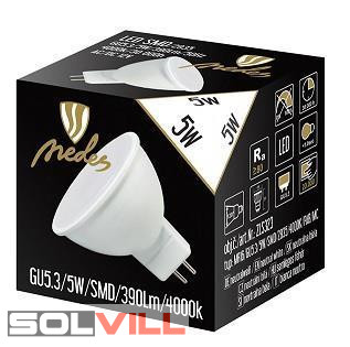 Led izzó MR16 12V 5W 4000K Nedes